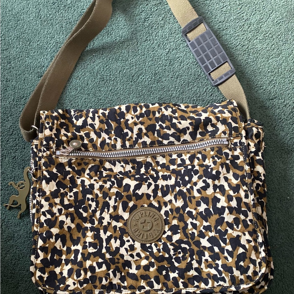 Kipling Leopard Print Shoulder Bag - Picture 2 of 13